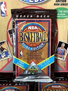 1991-92 UPPER DECK NBA Basketball High Series PACK 12 Cards JERRY WEST AUTO? OVP - Bild 1 von 21