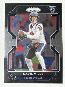 Panini Chronicles Prizm Black Davis Mills RC 2021 #PB-15 novato Houston Texans - Imagen 1 de 2