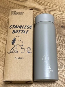 Peanuts Snoopy Stainless Bottle Gray PD-2911 from Japan - Picture 1 of 8
