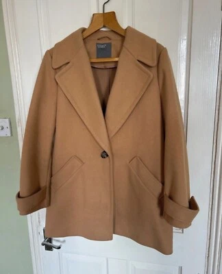 Jaqueta ajustada Papaya Biege. Tamanho 14 - Imagem 1 de 4