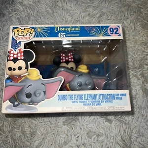 Funko Pop! RIDES Disney DUMBO THE FLYING ELEPHANT w/ MINNIE MOUSE #92 - Picture 1 of 6