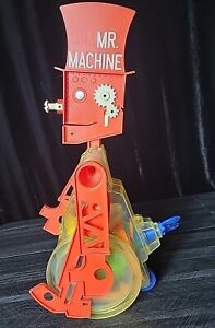 Vintage MR. MACHINE Robot Toy Ideal Toy Co. 1961 1977 Wind Up & Walk n Whistle 