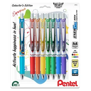 Pentel EnerGel RTX Retractable Liquid Gel Pens 0.7mm 8/Pkg-Happiness Expressions - Picture 1 of 1