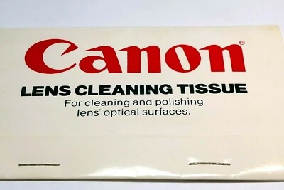 Canon FD Lens Cleaning Tissue Paper vintage 1980's AE-1 Genuine OEM - Image 1 of 4