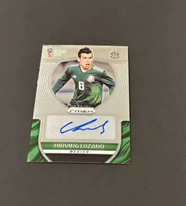 2018 PANINI PRIZM WORLD CUP HIRVING LOZANO SIGNATURES AUTO! MEXICO - Picture 1 of 6
