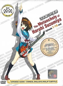 The Melancholy of Haruhi Suzumiya Japanese Anime DVD English Sub Free Ship - Picture 1 of 6