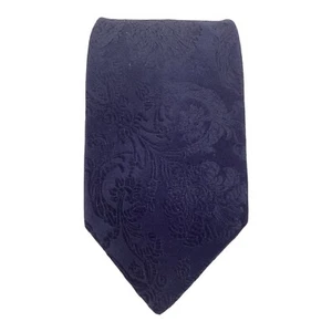 GIANNI VERSACE Seidenkrawatte marineblau barock Medusa-Druck ITALIEN 59"/3,5" HERVORRAGENDER ZUSTAND - Bild 1 von 11