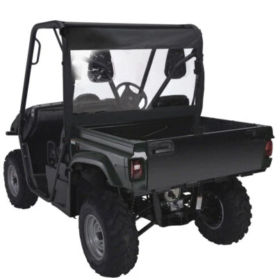 UTV Rear Window Shield Back Pancel Black For Yamaha Rhino 450/ 660/ 700 Clear - Image 1 of 4