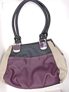 Rosetti lila Pebbled Kunstleder Tasche Handtasche Taschen Doppelgriffe - Bild 1 von 14