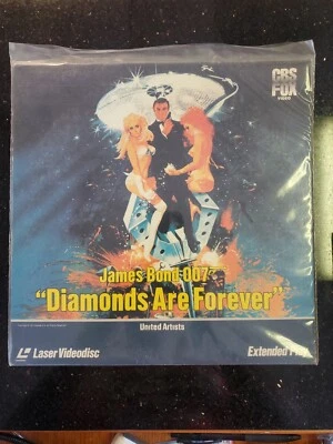 Vintage Diamonds Are Forever James Bond 007 Sean Connery Laserdisc Videodisc  - Image 1 of 2