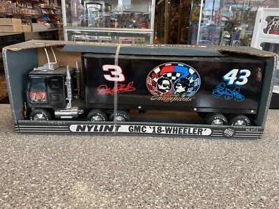 NYLINT GMC 18 WHEELER #3 EARNHARDT #43 PETTY 7 TIME CHAMPIONS SEMI TRUCK W/BOX - Image 1 of 4