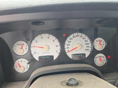 Used Speedometer Gauge fits: 2003 Dodge 2500 PICKUP cluster tachometer AT MPH w/ - Image 1 of 4