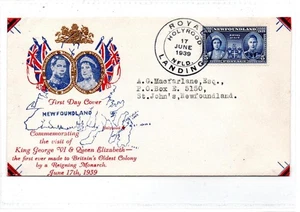NEWFOUNDLAND: 1939 Royal Visit first day cover (C92583) - Picture 1 of 1