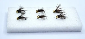 Set 6 Tungsten Bead Jig Nymphs for Euronymphing Trout Grayling Fly Fishing Flies - Picture 1 of 6