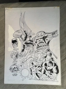 JEAN-YVES MITTON COUVERTURE ORIGINALE SPIDEY 53 24 x 33 cm JUIN 1984 - Bild 1 von 5