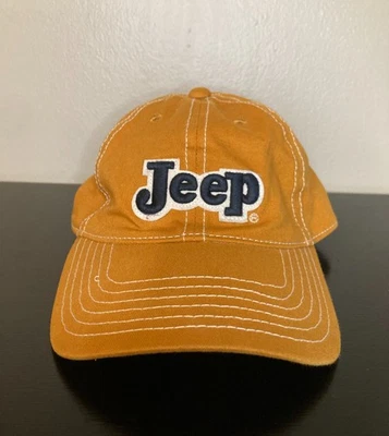 Gorra de béisbol Jeep Strapback ajustable con logotipo amarillo 10.5.5.16 Jeep41 Foto 1 de 4