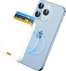 Magnet Wallet Kartenetui für iPhone MagSafe Schneeweiß - Bild 1 von 5