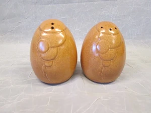 PAAR SALZ- UND PFEFFERSTREUER Graceton Frankoma Orbit Muster Zimt S&P's - Bild 1 von 7