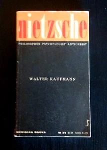 NIETZSCHE PHILOSOPHER PSYCHOLOGIST ANTICHRIST PAPERBACK BOOK WALTER KAUFMANN  - Imagen 1 de 2