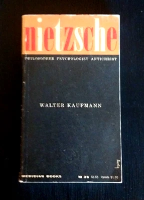 NIETZSCHE PHILOSOPHER PSYCHOLOGIST ANTICHRIST PAPERBACK BOOK WALTER KAUFMANN  - Image 1 of 2