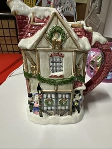 Vintage Fitz & Floyd 1988 A Dickens Christmas Pitcher 1 & 1/4 Quart Excellent - Picture 1 of 8