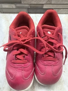 Puma Bright Red Sneakers Size 10 - Picture 1 of 5