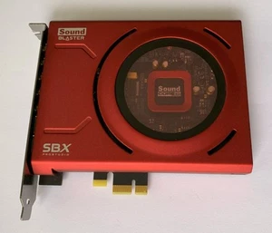 Creative Sound Blaster Z SBX 192 kHz 24 bit SB1500 PCIe Soundkarte wie neu - Bild 1 von 3