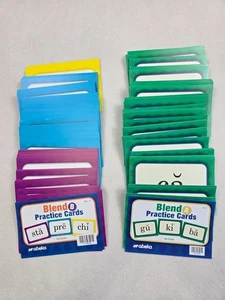 Abeka Blend Practice Cards For Grade K-2 Homeschooling Phonics Set A & B - Picture 1 of 1