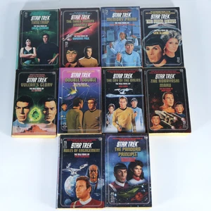 Star Trek TOS Pocket Books 1990s Lot of 10 Books - 40-49 - Imagen 1 de 9