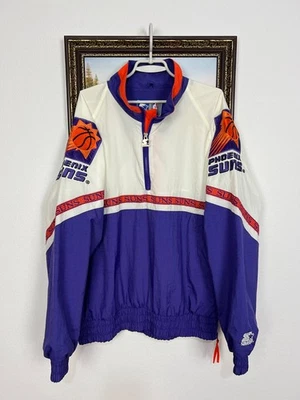 Chaqueta cortavientos bombardero vintage años 90 Starter Phoenix Suns NBA para hombre talla XL Foto 1 de 4