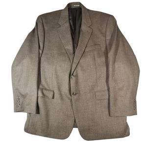 Lauren Ralph Vintage Blazer Herren 46R Braun Wolle Hahnentritt Tweed Sport Mantel - Bild 1 von 10