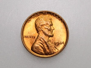 1944-P 1C LINCOLN WHEAT ONE CENT GEM BU - Picture 1 of 2
