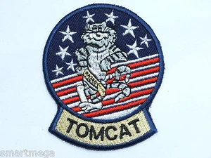  `Tomcat` Badge / Patch - Iron on TOPGUN PILOT'S - set of 4 embroidered badges  - Picture 1 of 1