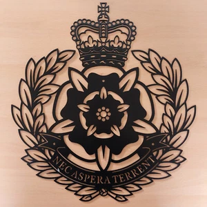Steel Duke of Lancaster's Regiment Badge - Picture 1 of 1