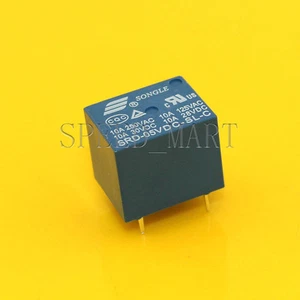 Relé de alimentación de bobina de CC de 5 pines de alta calidad PCB SRD-5VDC-SL-C - Imagen 1 de 2