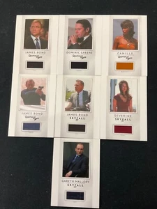 2016 James Bond Archives Spectre Edition Relic PR14-PR20 Set - Picture 1 of 2