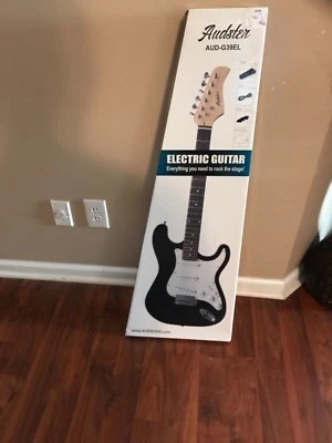 Audster AUD-G39EL Electric Guitar,  Black  - Image 1 of 3