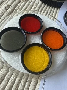 Sigma 30.5mm Mirror Lens Filter Set for B&W (Y52, O56, R60,ND4X) Nice - Picture 1 of 6