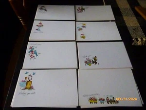 Vintage Post A Note Postcards in Box by Current Inc - 8 Designs 35 Cards Total - Picture 1 of 5