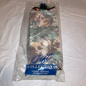 AVON VINTAGE*GIFT COLLECTION AVON FLORAL GARDENS COSMETIC BAG*NEW SEALED - Picture 1 of 2