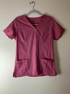 Blusa Médica Cherokee Rosa Cuello Simulado Uniforme Pequeño - Imagen 1 de 8