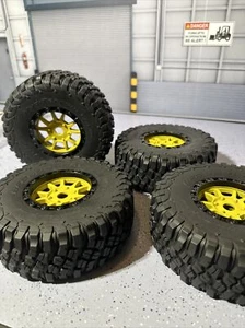 *NEW* LOSI BFG Mud Terrain KM3 Tire / Wheel Set (QTY 4) SUPER BAJA REY 2.0 43029 - Picture 1 of 24