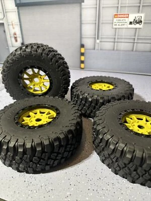 *NEW* LOSI BFG Mud Terrain KM3 Tire / Wheel Set (QTY 4) SUPER BAJA REY 2.0 43029 - Image 1 of 4