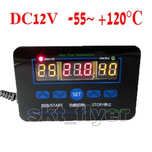 Digital Thermostat Red LED Digital Temperature Controller Switch Sensor 100-220V - Picture 1 of 7