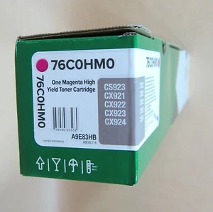[2012*] LEXMARK 76C0HM0 MAGENTA TONER ( RRP $990 ) - Picture 1 of 7