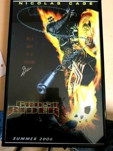 Gary Friedrich-Ghost Rider Autographed 2006 Nicholas Cage Movie Poster - 17x11 - Picture 1 of 3