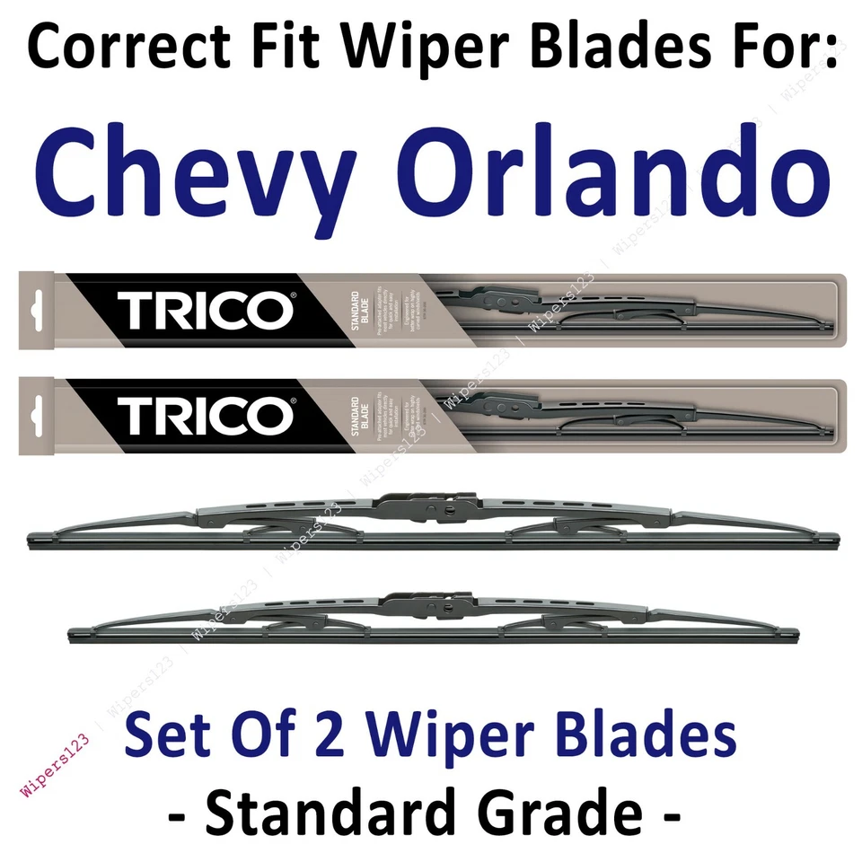 Wiper Blades 2-pk Standard - fit 2012-2014 Chevrolet Chevy Orlando - 30240/190 - Image 1 of 1
