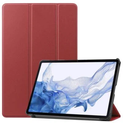 Hybrid Case For Samsung Galaxy Tab S8 S8+ Plus Smart Tablet Leather Stand Cover - Image 1 of 4