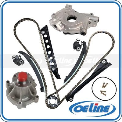 Kit de cadena de distribución para Ford F-150 Excursion 2002 5,4 L GAS SOHC con bomba de agua de aceite Foto 1 de 4