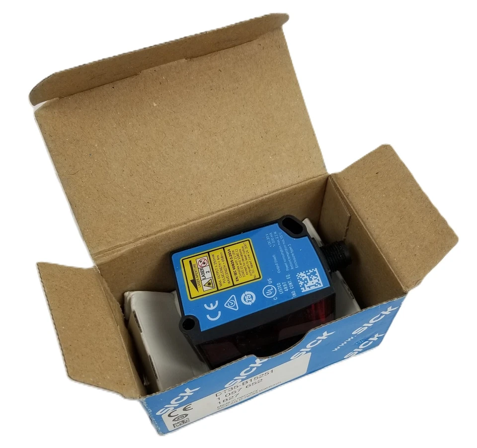 SICK DT35-B15251 Distance Sensor 12m NPN / PNP Push Pull Laser 12 to 30V NEW - Image 1 of 4